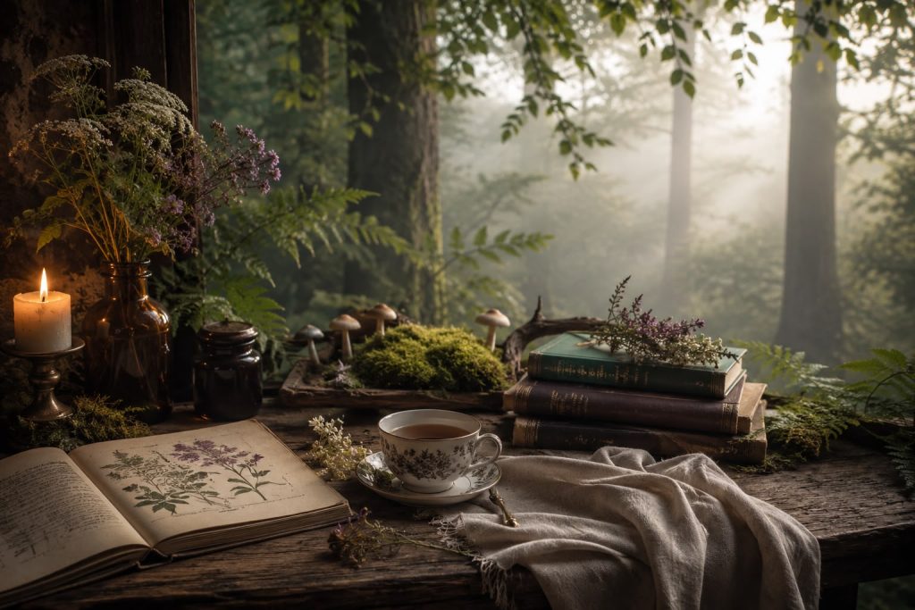 Botanical still life at an Oracle Tree gathering